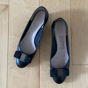 Ferragamo ballet shoes.